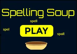 6th Grade Spelling Soup Word Game for Kids